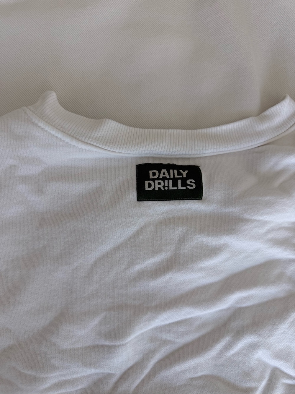 Daily Drills oversized sport crew in white - Picture 5 of 7